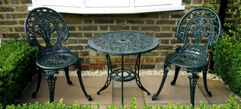protect and clean outdoor surfaces such as patios with chairs and tables